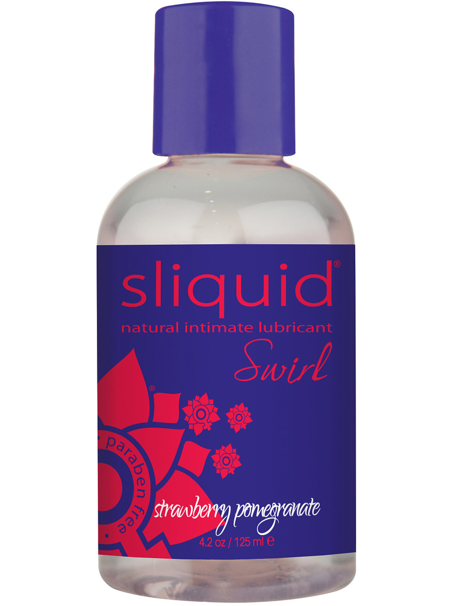 Sliquid: Swirl Lubricant, Strawberry Pomegranate, 125 ml