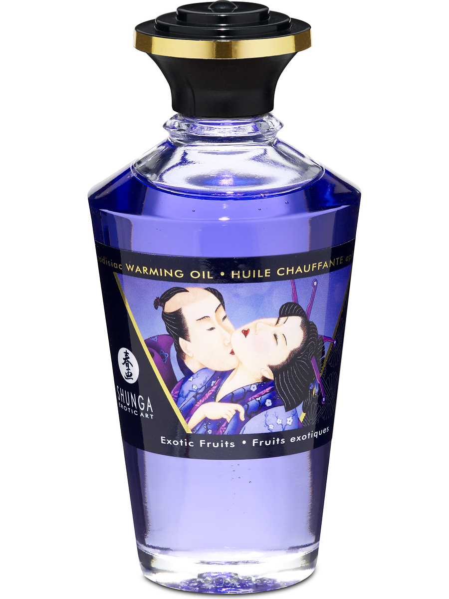 Shunga: Aphrodisiac Warming Oil, Exotic Fruits, 100 ml | Glidmedel | Intimast