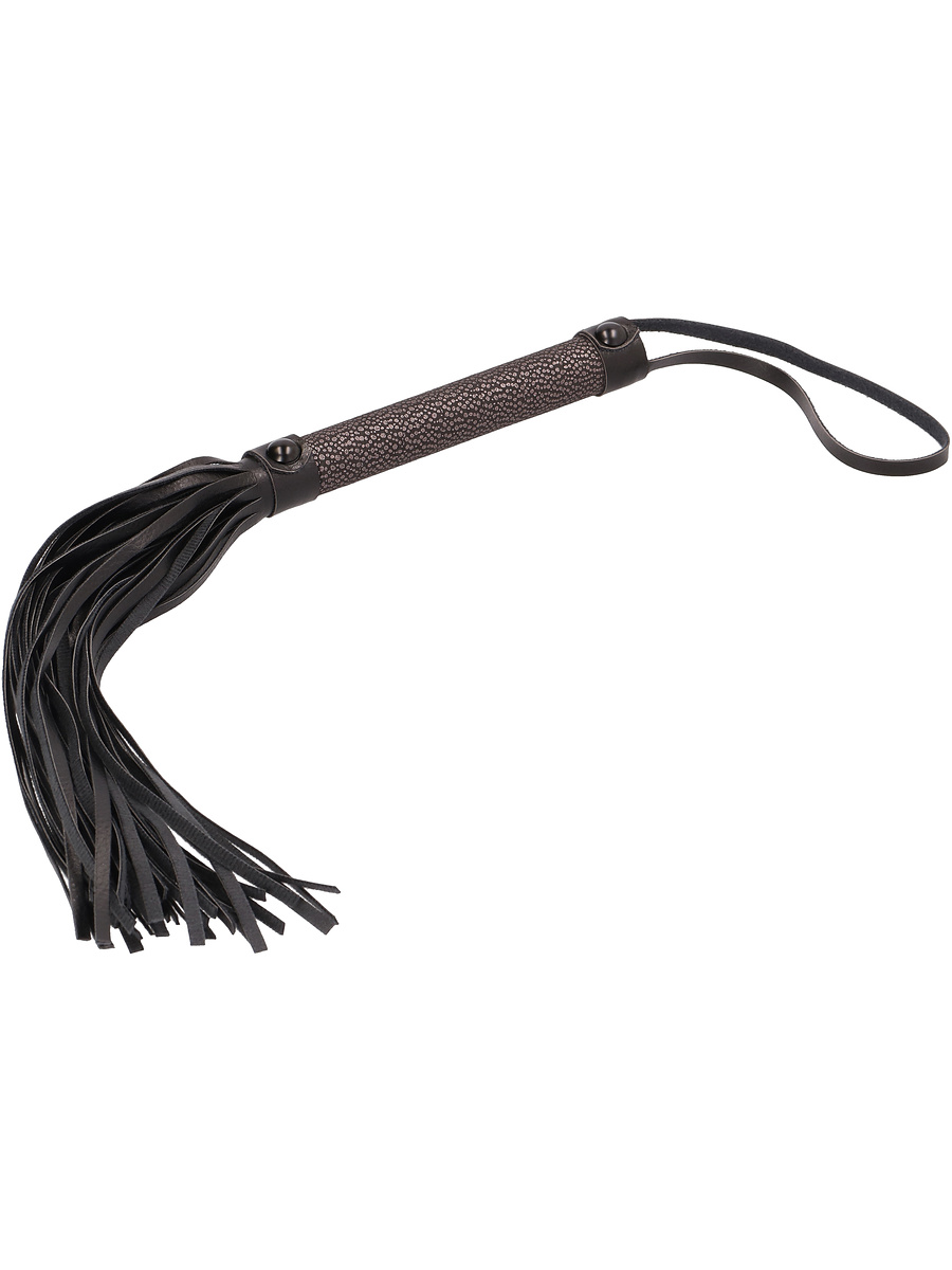 Ouch!: Elegant Flogger, titangrå | Analkulor & Kedjor | Intimast