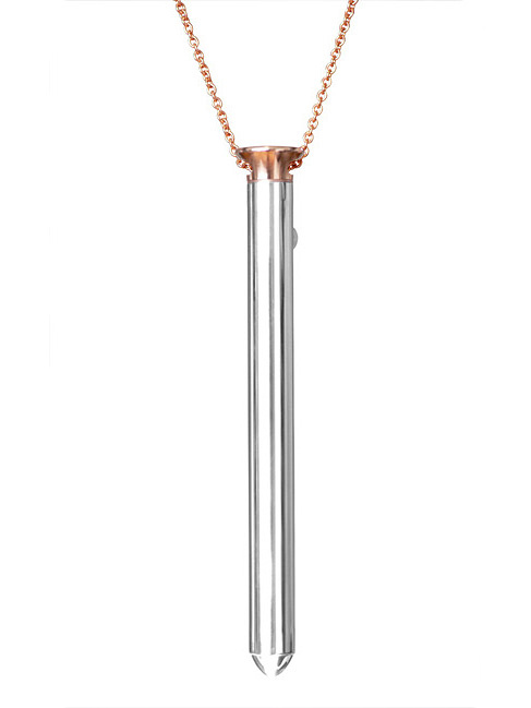 Crave: Vespter Vibrator Necklace, roséguld