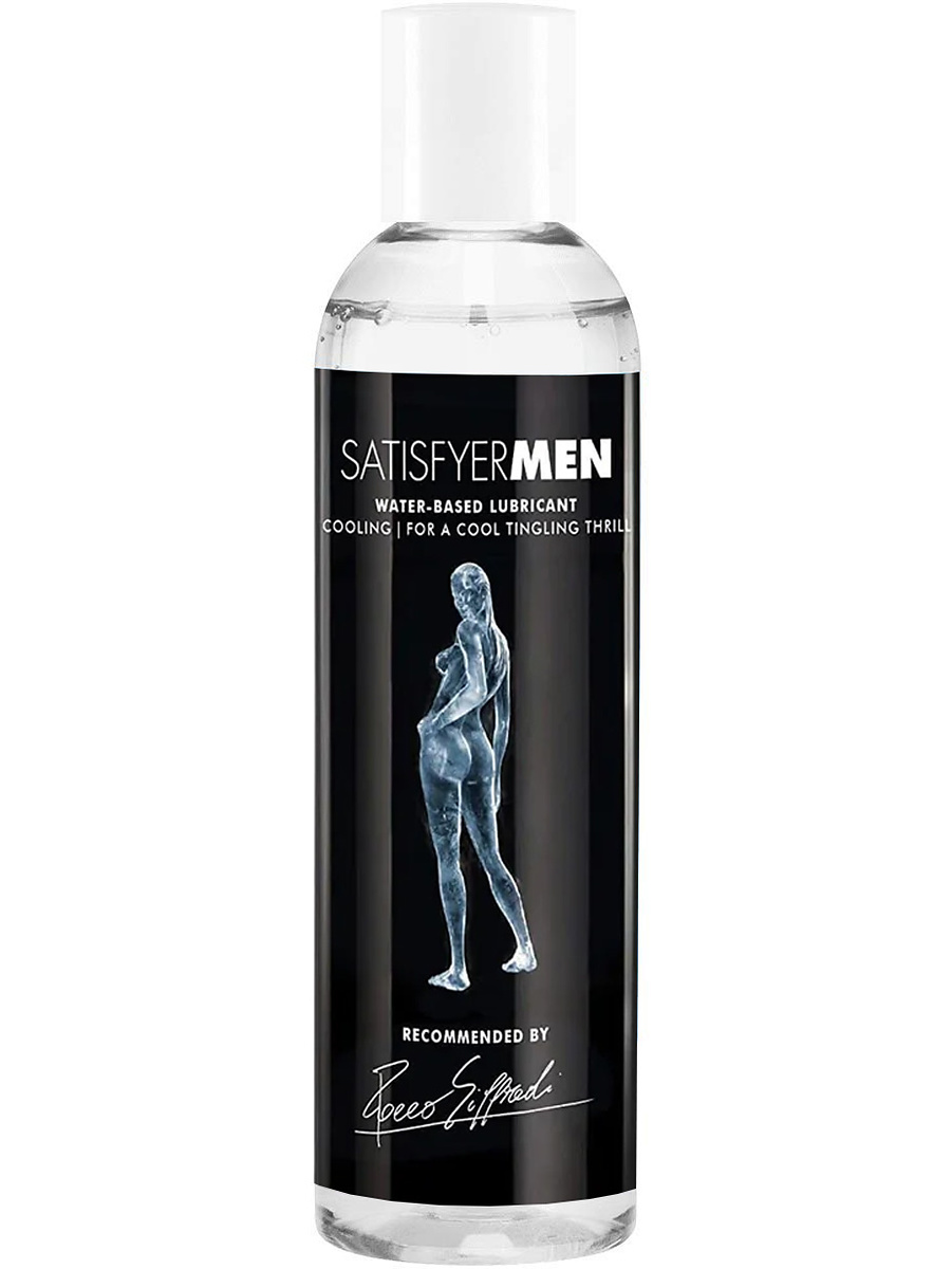 Satisfyer: Men, Water-Based Lubricant, Cooling, 300 ml | Gags | Intimast