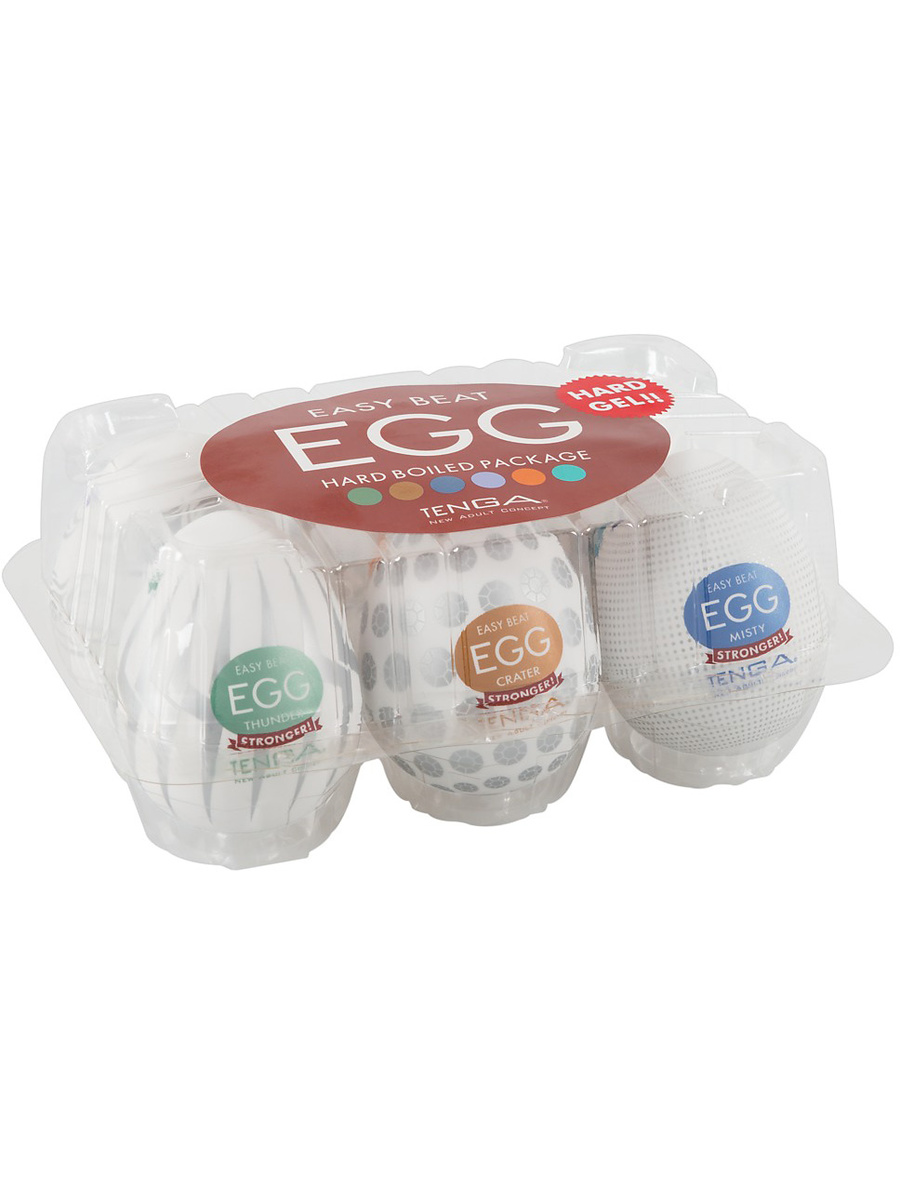 Tenga: Easy Beat Egg, Hard Boiled Package, 6-pack | Penisringar | Intimast