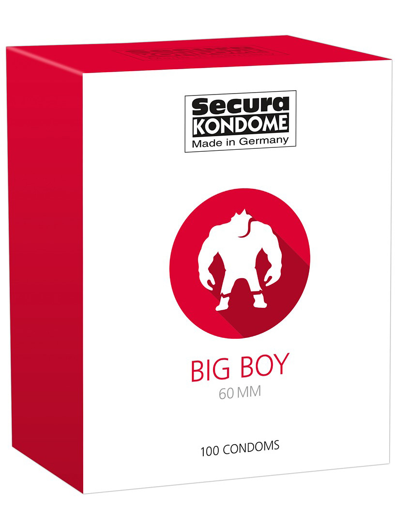 Secura: Big Boy 60 mm, Kondomer, 100-pack