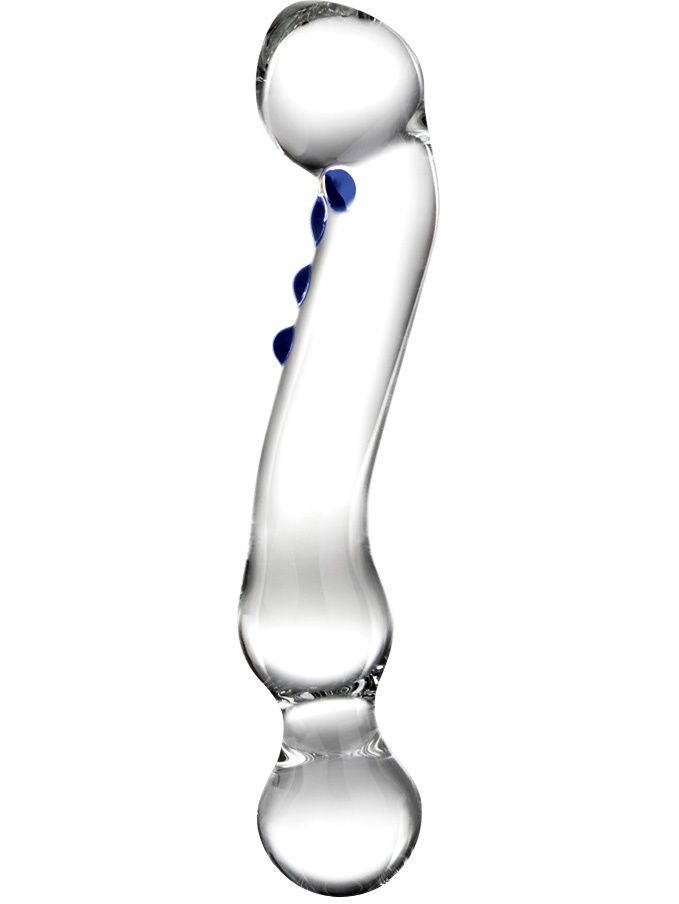 Gläs: Curved G-spot Glass Dildo