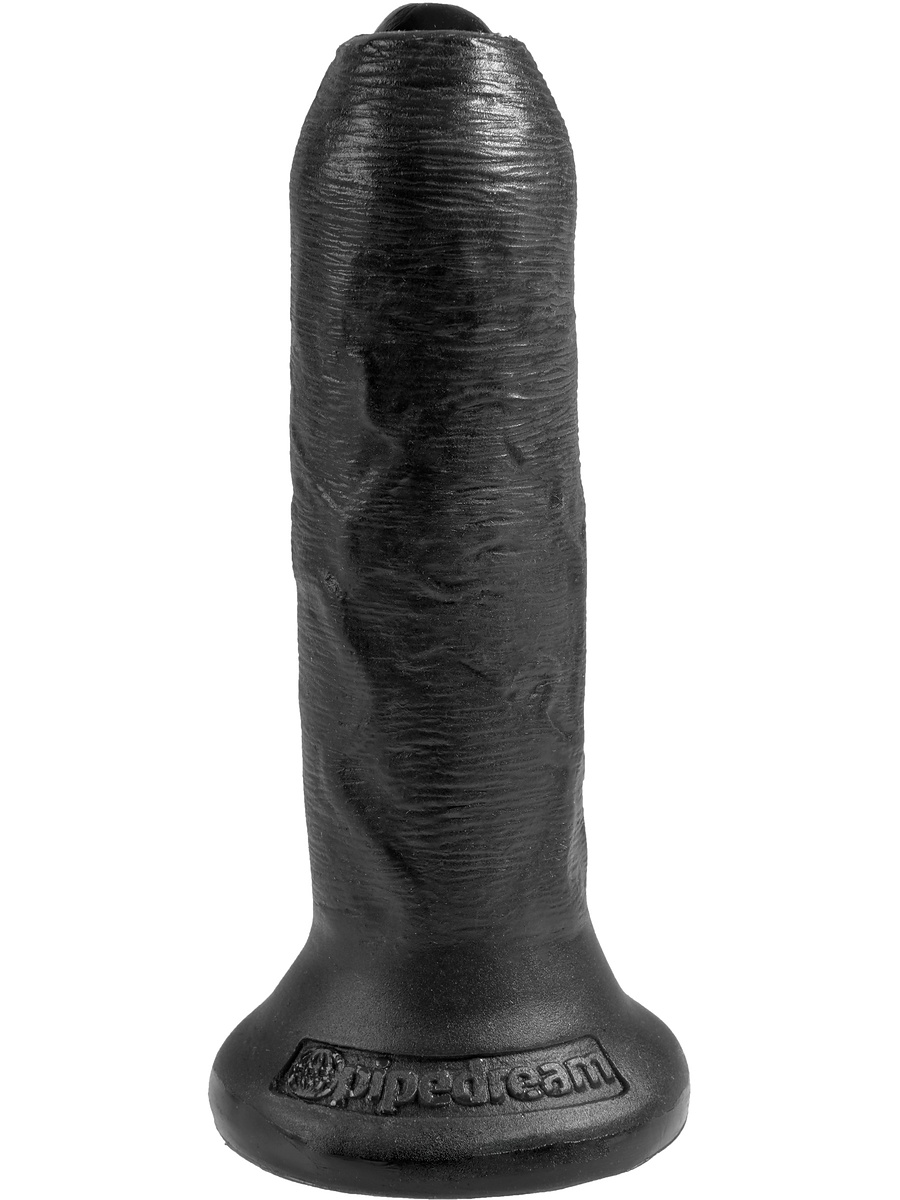 Pipedream: King Cock, Uncut Cock, 6 tum, svart