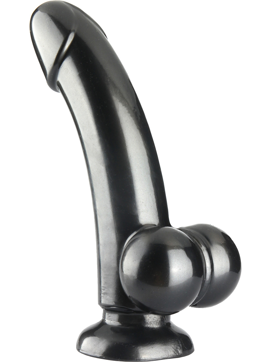 Dream Toys: Smooth & Sleek Metallic Dildo, Small, 14 cm