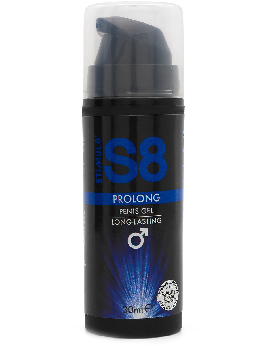 Stimul8: S8 Prolong, Long-Lasting Penis Gel, 30 ml