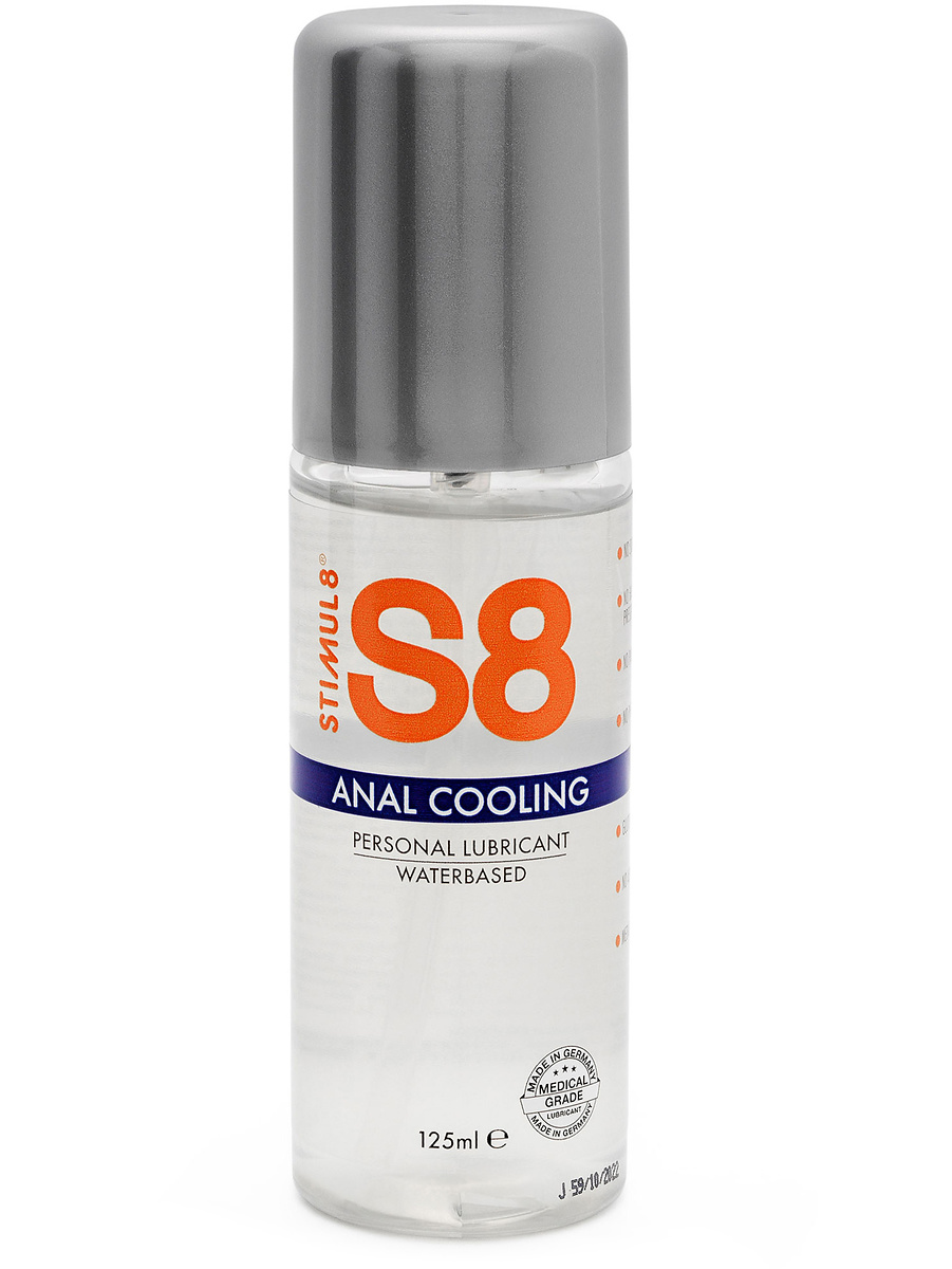 Stimul8: S8 Anal Cooling, Waterbased Lubricant, 125 ml | Miniklänningar | Intimast