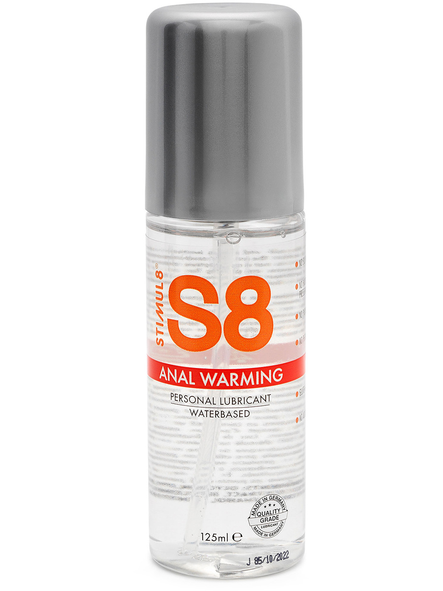 Stimul8: S8 Anal Warming, Waterbased Lubricant, 125 ml | Bodies / Teddies | Intimast