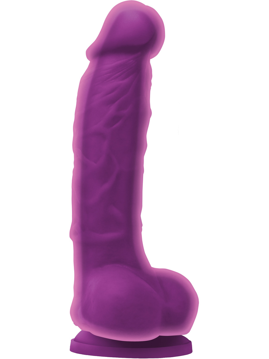 NSNovelties: Colours Dual Density Dildo, 18 cm, lila | G-punktsvibrator | Intimast