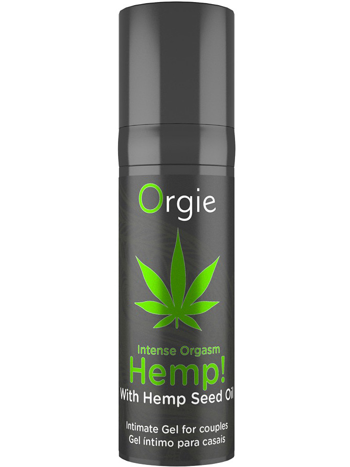 Orgie: Intense Orgasm Hemp, Intimate Gel for Couples, 15 ml