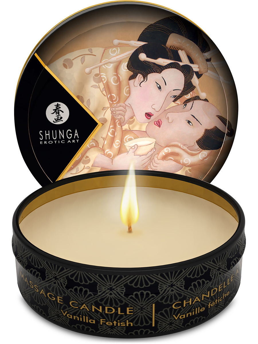 Shunga: Mini Massage Candle, Desire, Vanilla Fetish | Glidmedel | Intimast