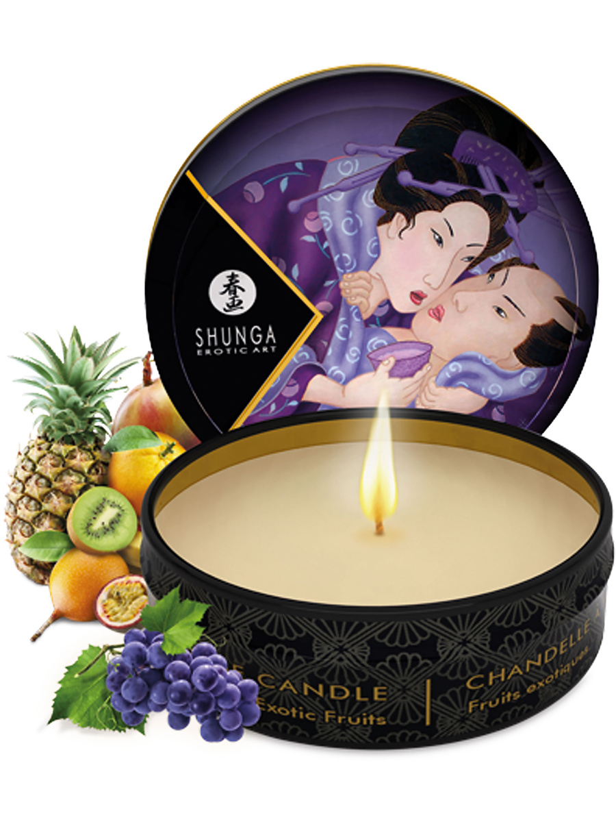 Shunga: Mini Massage Candle, Libido, Exotic Fruits | Bäst i test | Intimast