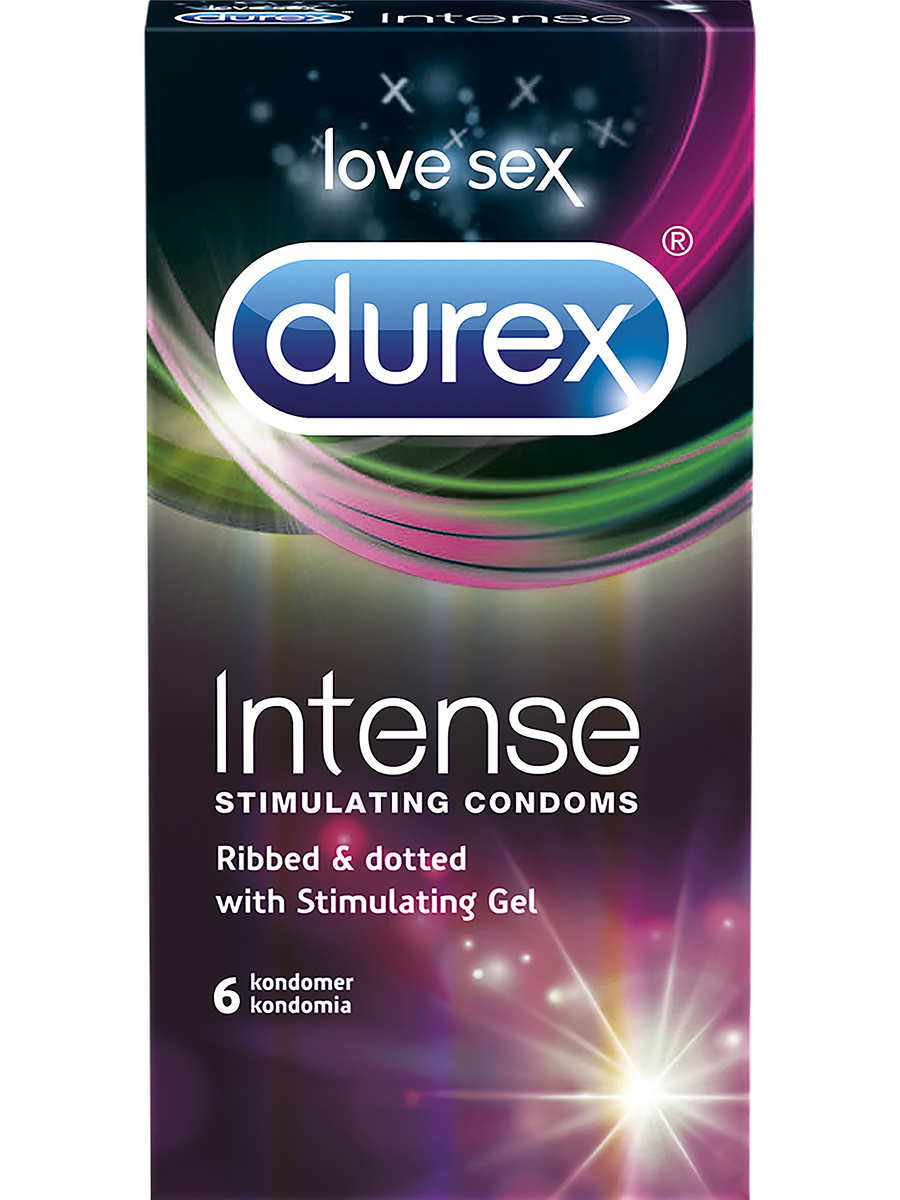 Durex: Intense Stimulating Condoms, 6-pack