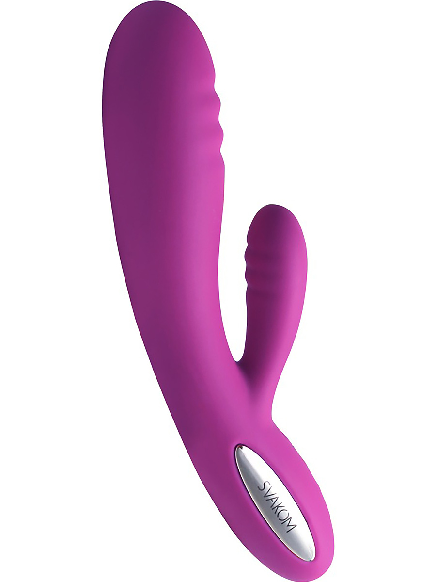 Svakom: Adonis, Ribbed Warming Vibrator, lila