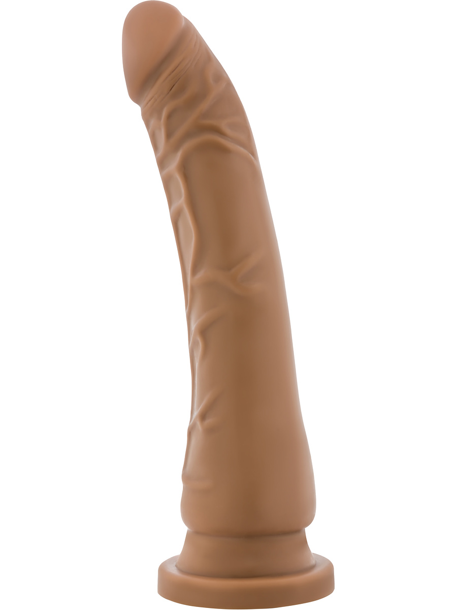 Dr. Skin: Basic 8.5 Realistic Cock, 23 cm, mörk | Onanileksaker | Intimast