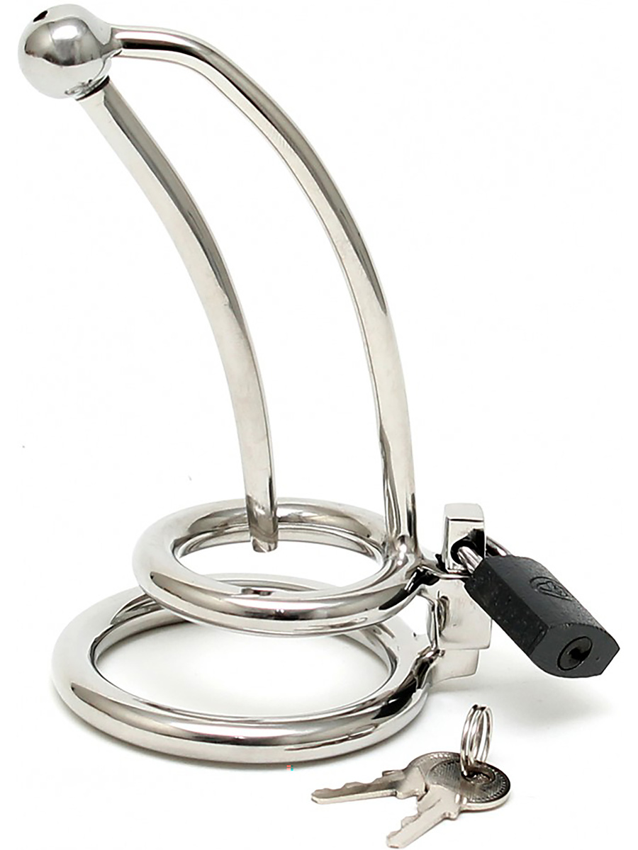 Rimba: Penis Lock with Curved Urethral Tube | Strap-ons | Intimast