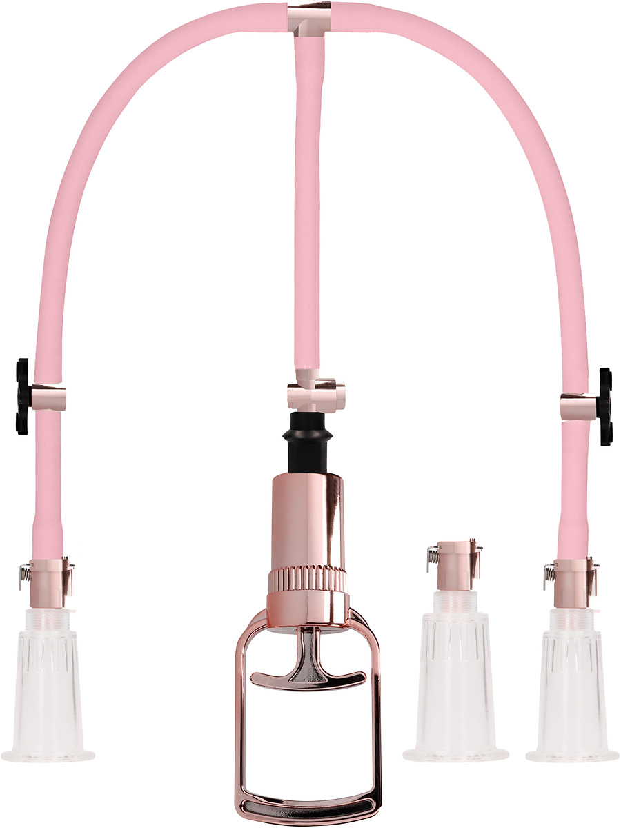 Pumped: Clitoral & Nipple Pump Set, medium, rosa