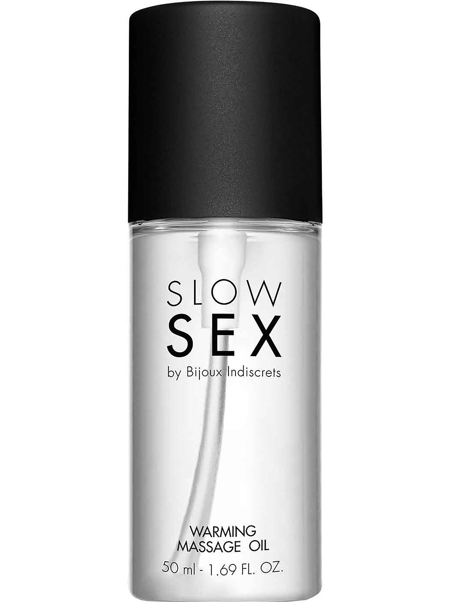 Bijoux Indiscrets: Slow Sex, Warming Massage Oil, 50 ml | Onanileksaker | Intimast