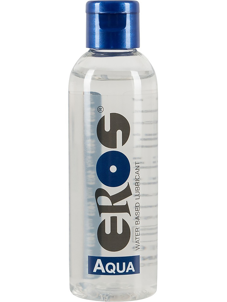 Eros Aqua: Vattenbaserat Glidmedel (Flaska), 50 ml | Penisöverdrag | Intimast