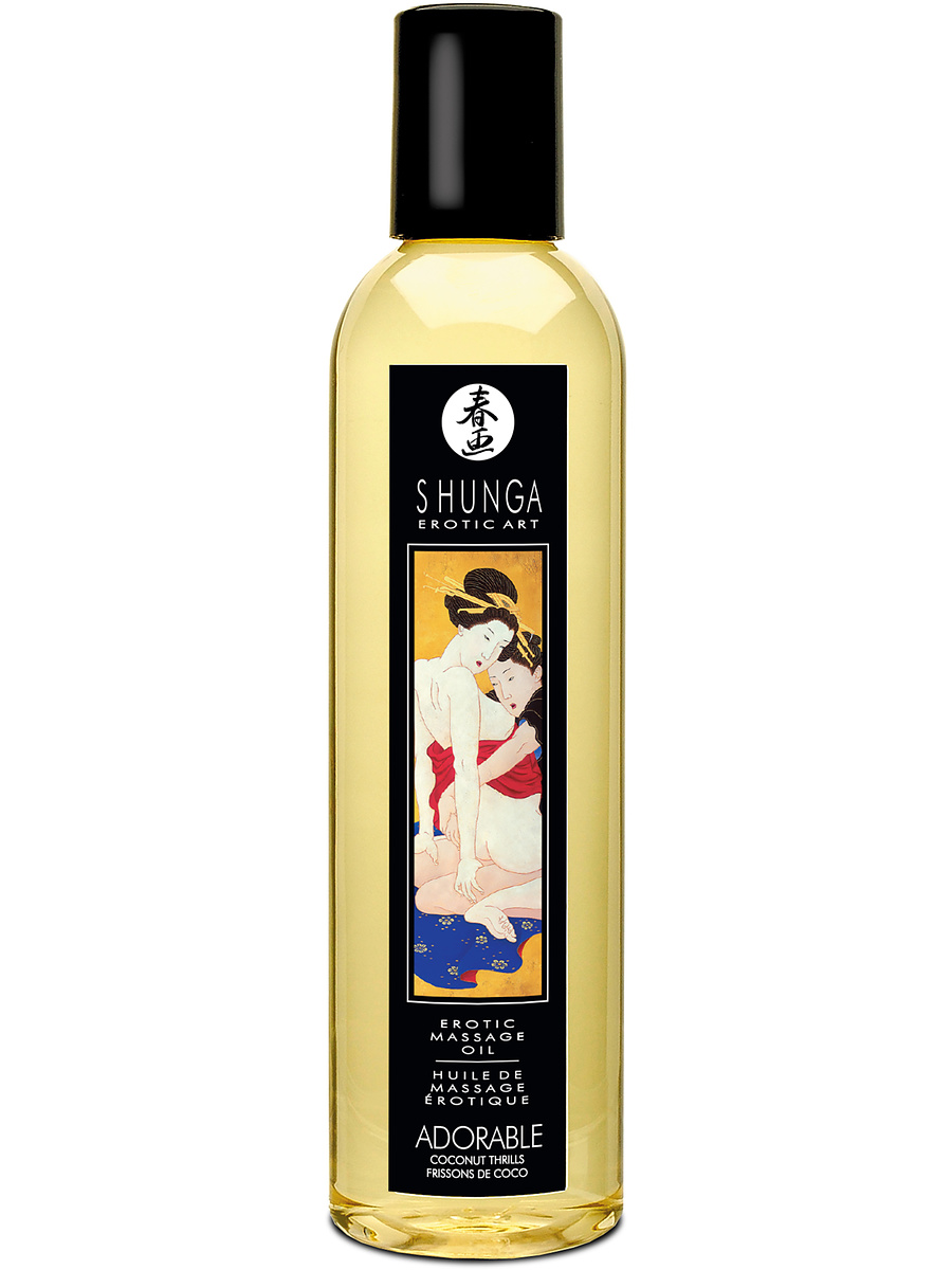 Shunga: Erotic Massage Oil, Adorable Coconut Thrills, 250 ml