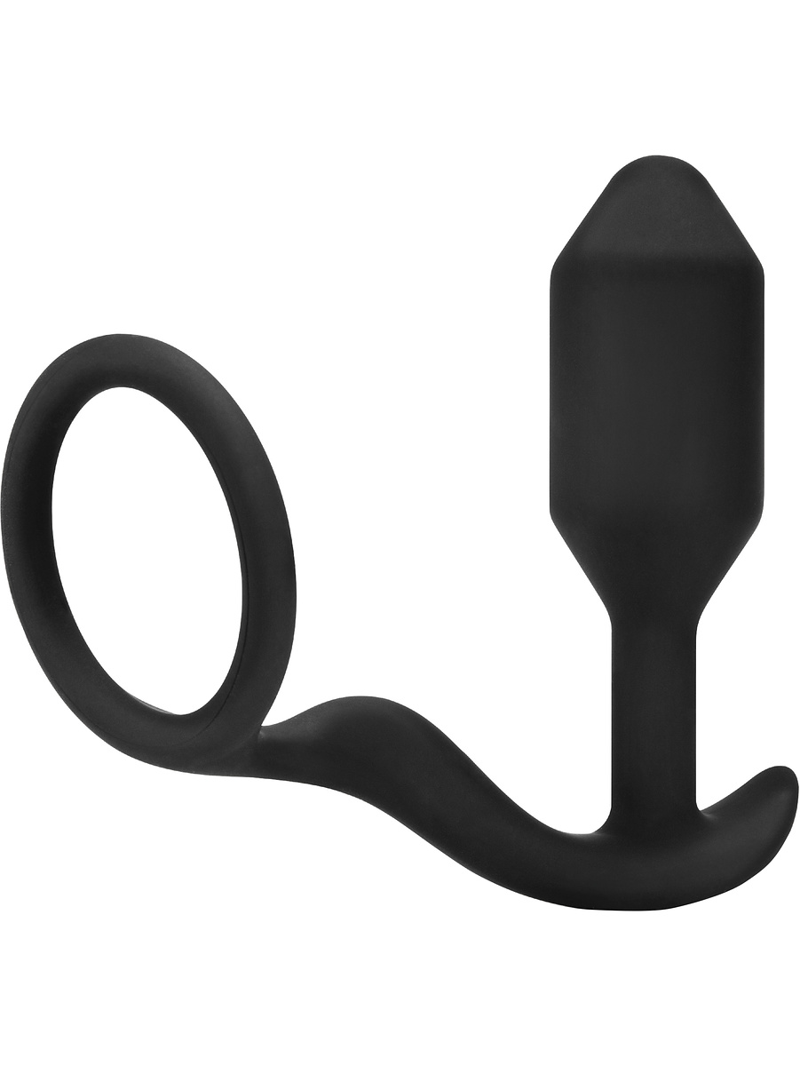 B-Vibe: Snug & Tug, Weighted Silicone Plug & Penis-Ring