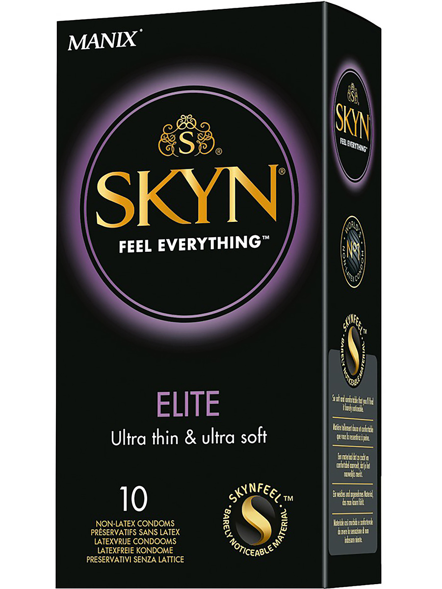 Manix Skyn Elite: Kondomer, 10-pack | Glidmedel | Intimast