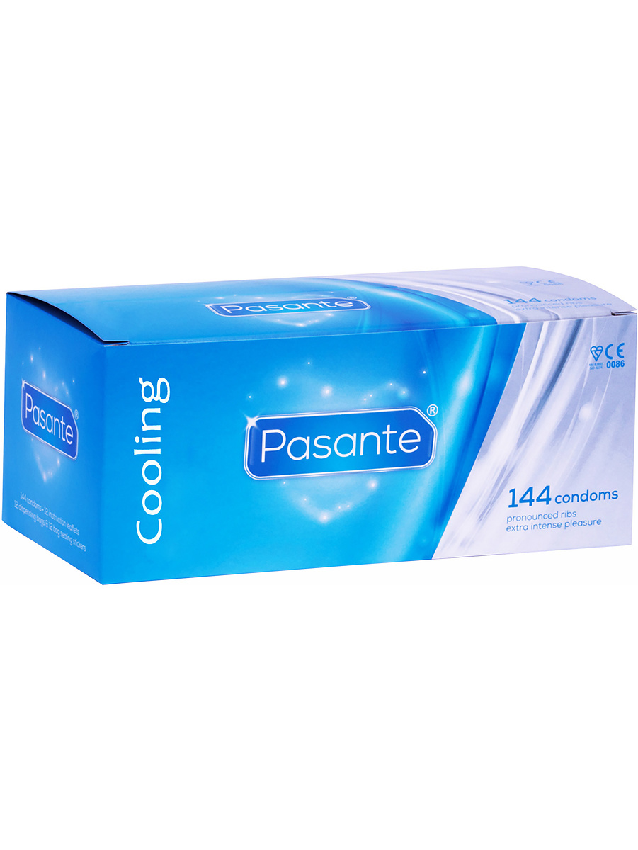Pasante Cooling Sensation: Kondomer, 144-pack