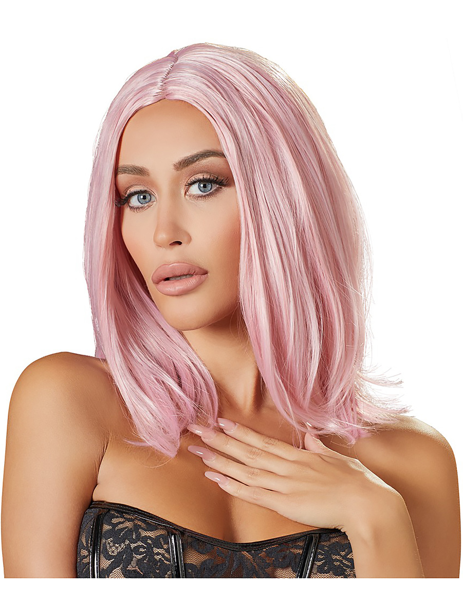 Cottelli Collection: Bob Pink Wig | Onanileksaker | Intimast