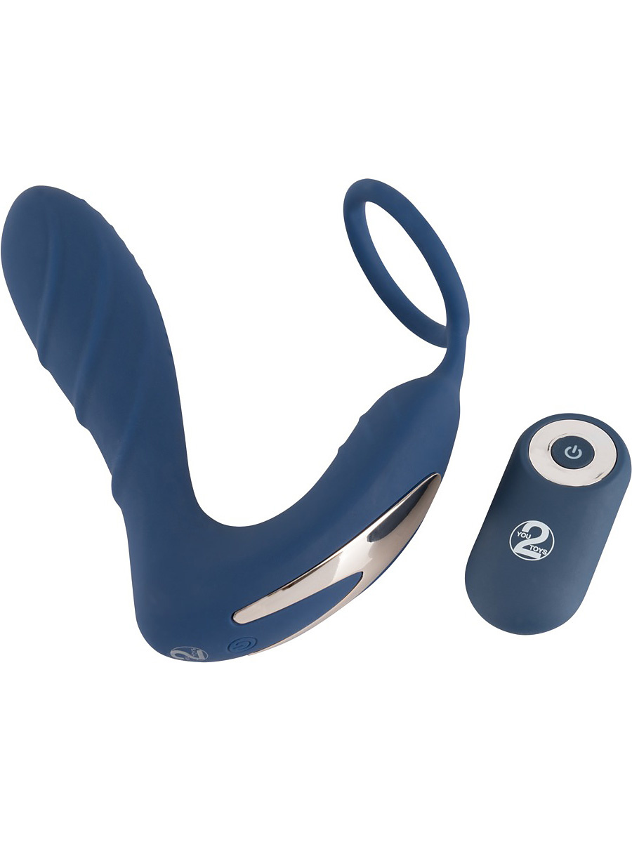 You2Toys: Vibrating Prostate Plug with Cock Ring | Penisöverdrag | Intimast