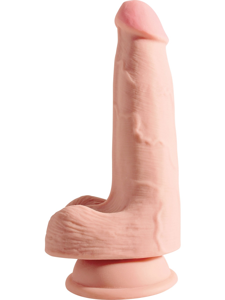 King Cock: Triple Density Cock with Balls, 19 cm