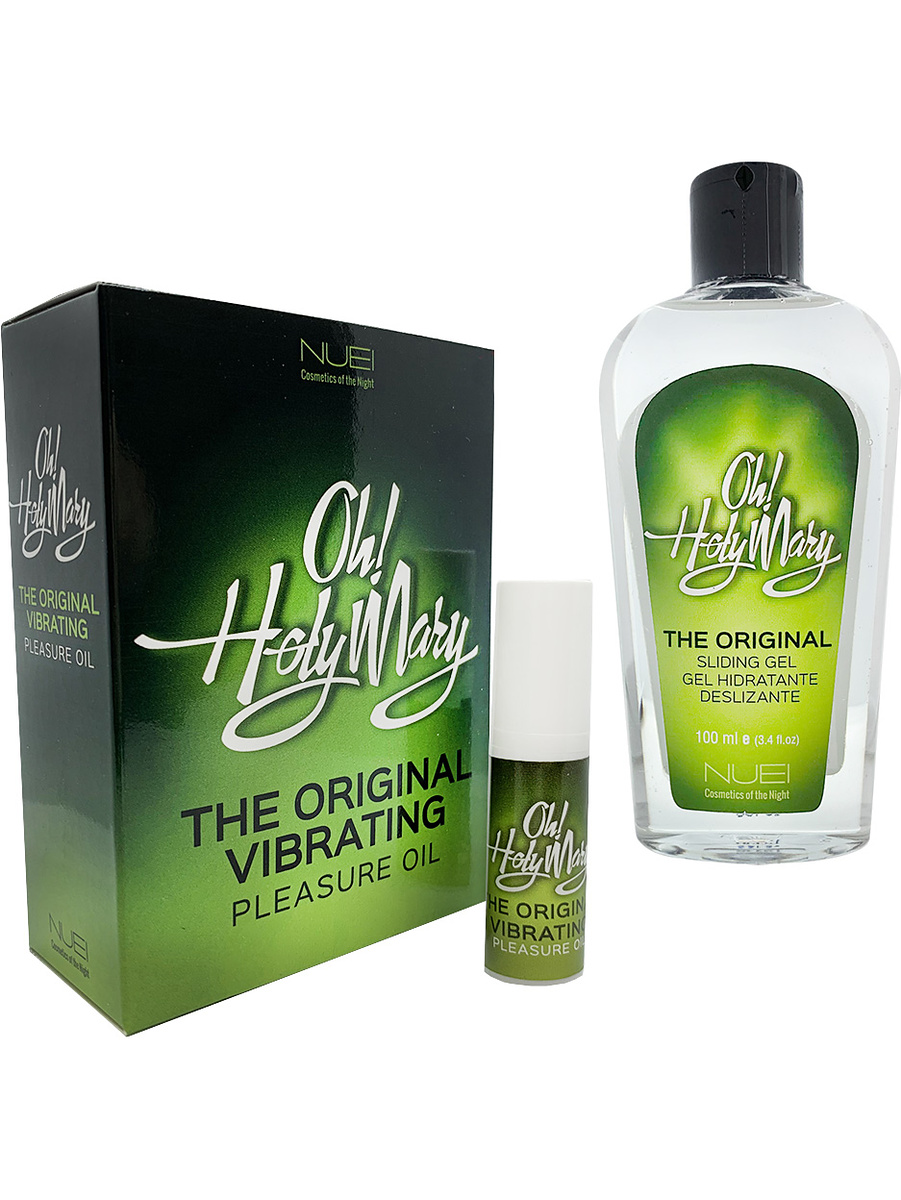 Nuei: Oh! Holy Mary, Pleasure Oil + Sliding Gel, Value Pack