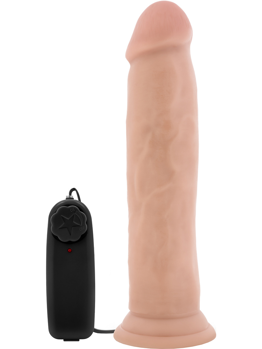 Dr. Skin: Dr. Throb Vibrating Cock, 23 cm | Penisöverdrag | Intimast