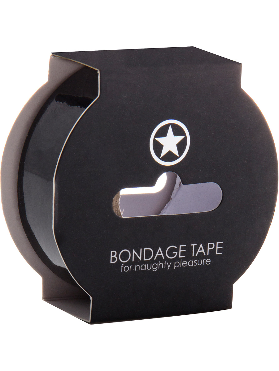 Ouch!: Non Sticky Bondage Tape, 17.5 m, svart