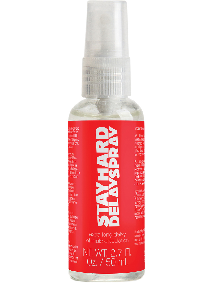 Pharmquests: Stay Hard, Delay Spray, 50 ml | Kondomer | Intimast