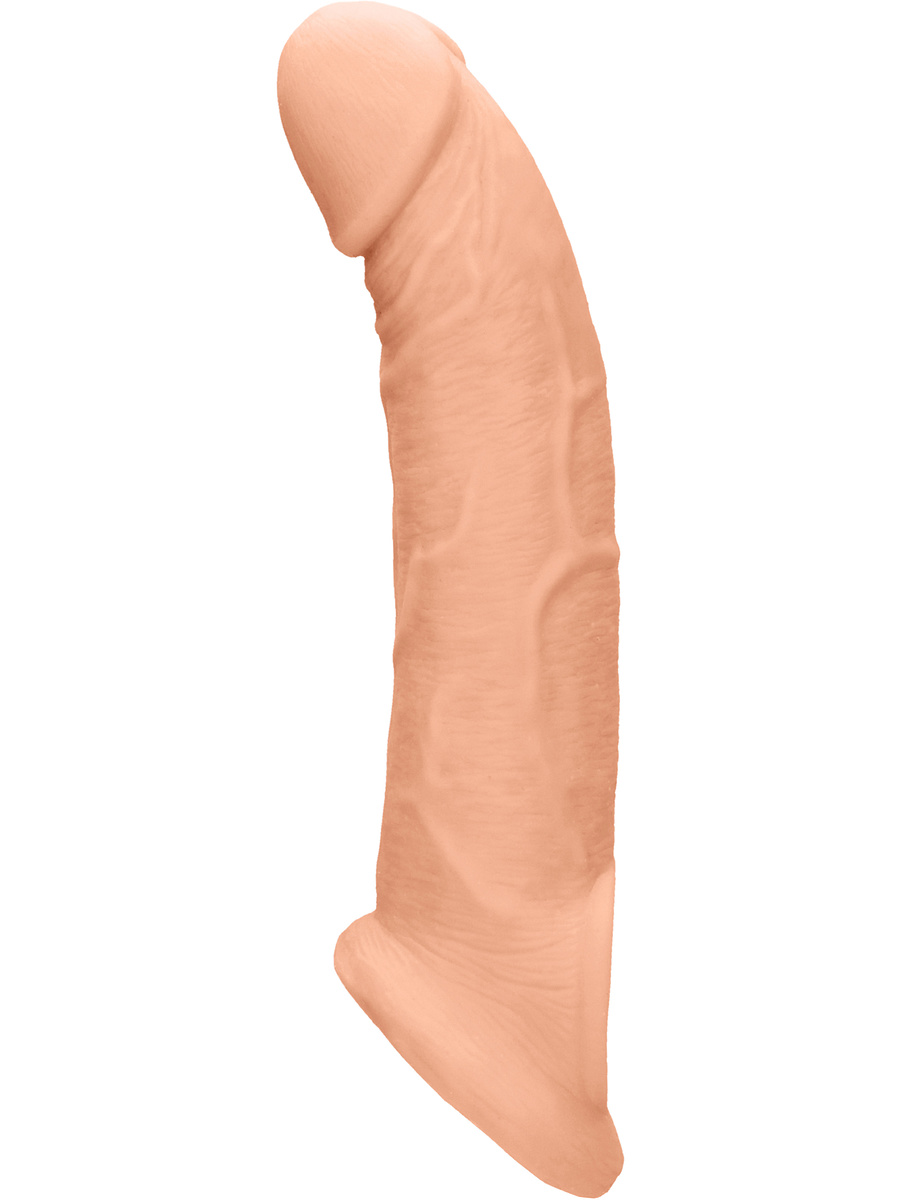 RealRock Skin: Penis Extender with Rings, 22 cm, ljus | Vibrerande Ägg | Intimast