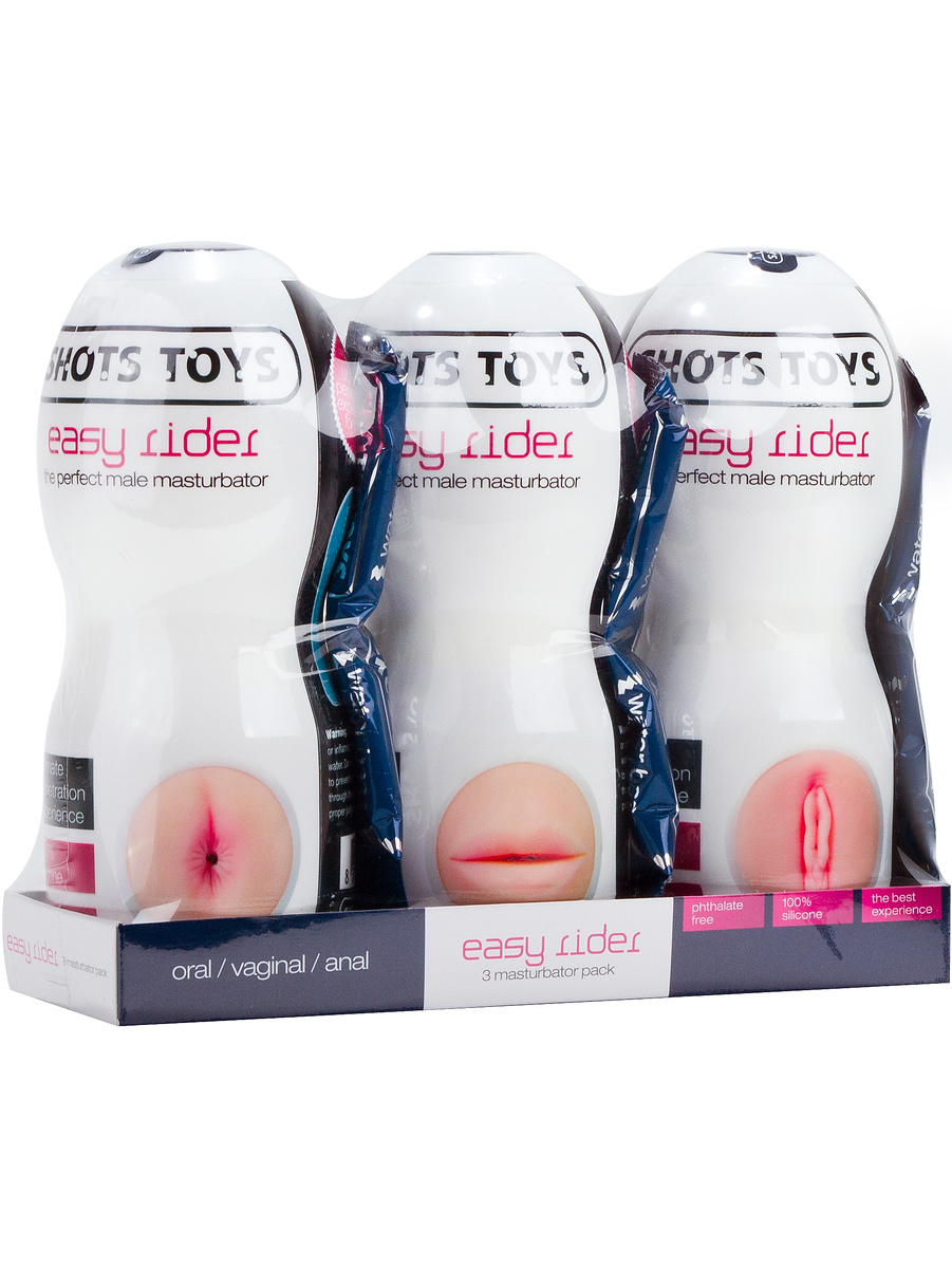 Easy Rider: Male Masturbators, 3-pack | Fistinglekar | Intimast