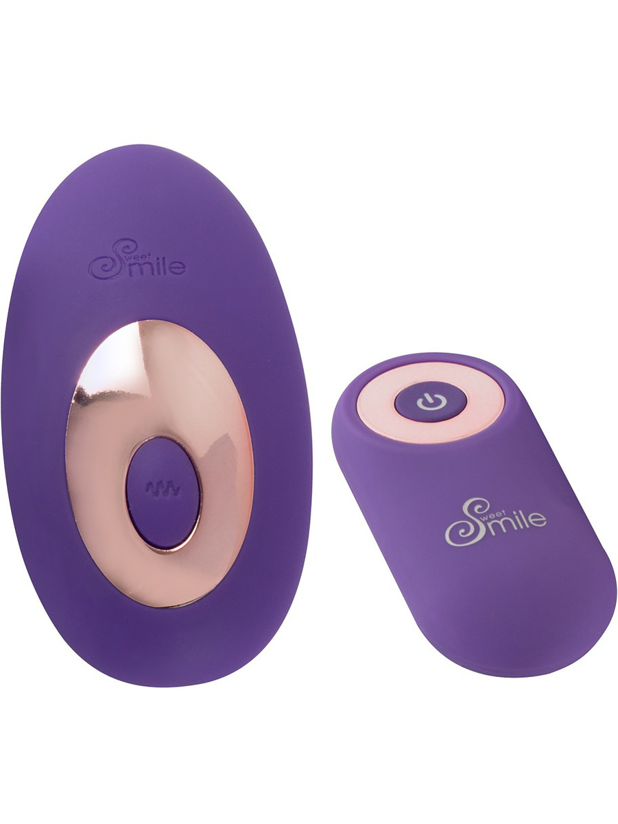 Sweet Smile: Remote Controlled Panty Vibrator, lila | Fördröjningsmedel | Intimast