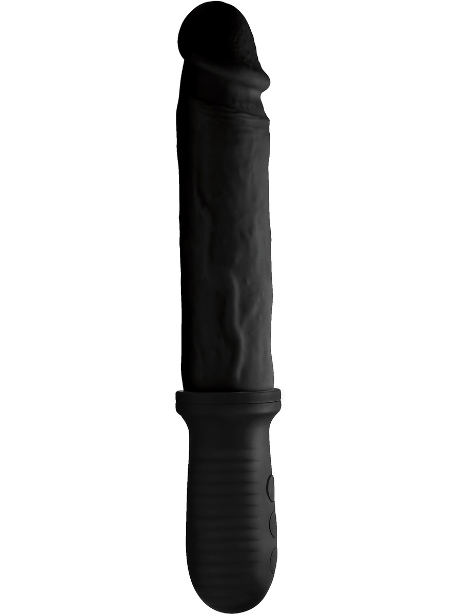 XR Master Series: 8X Auto Pounder, Thrusting Dildo, svart | G-punktsvibrator | Intimast