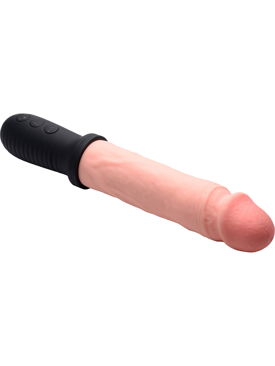 XR Master Series: 8X Auto Pounder, Thrusting Dildo, ljus | Parleksaker | Intimast