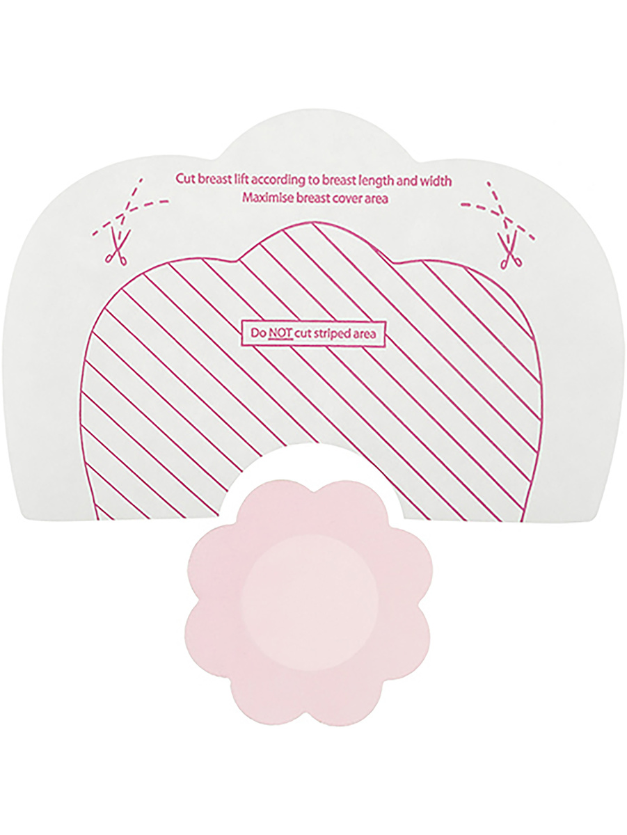 Bye Bra: Breast Lift Tape + Satin Nipple Covers, 3 Pairs