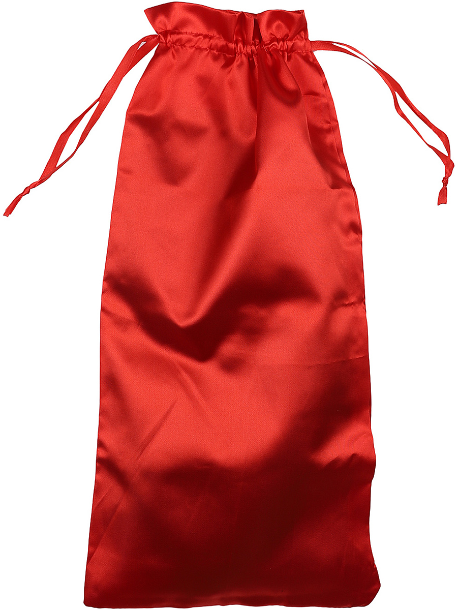 Satin förvaringspåse, 45 x 19.5 cm, röd