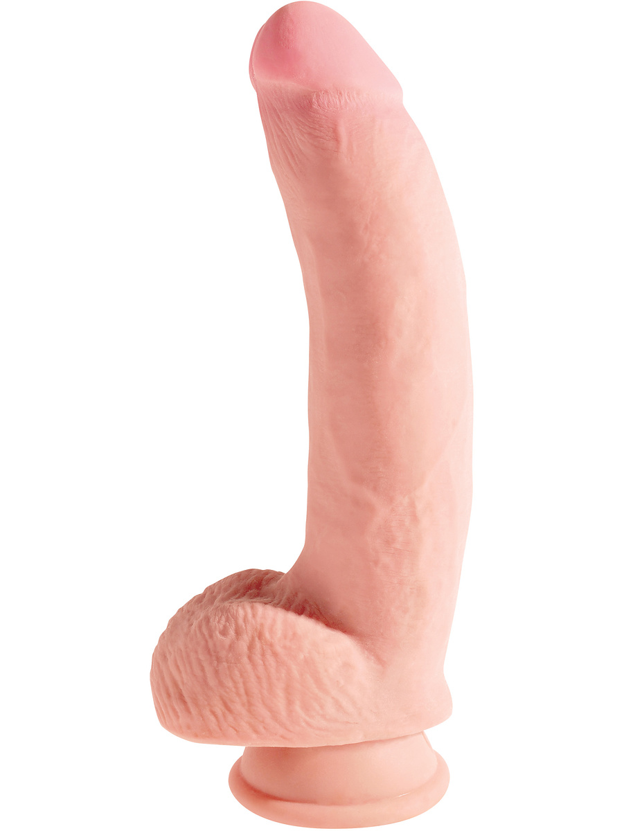 King Cock: Triple Density Cock with Balls, 26 cm | Analkulor & Kedjor | Intimast