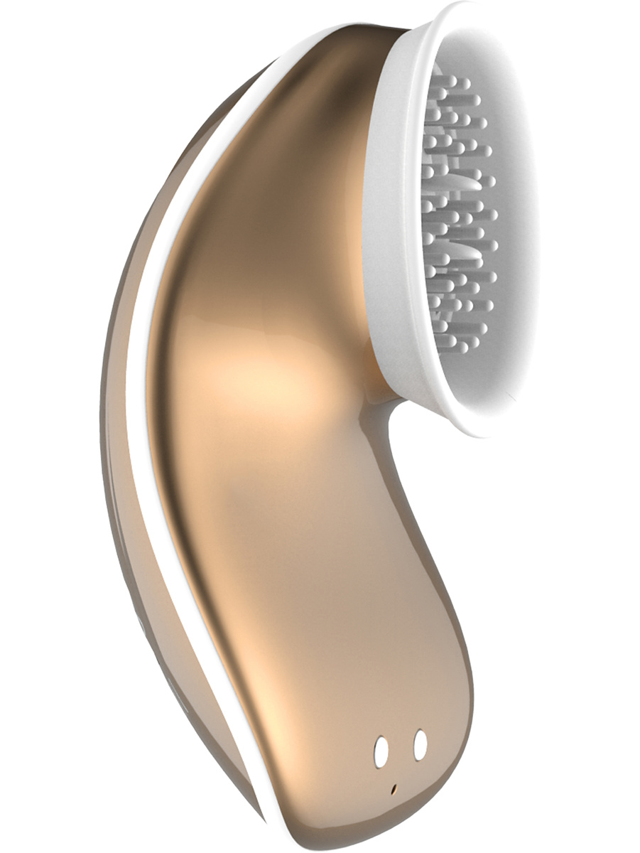 Innovation: Twitch, Hands-Free Suction & Vibration Toy, guld | Trosvibrator | Intimast