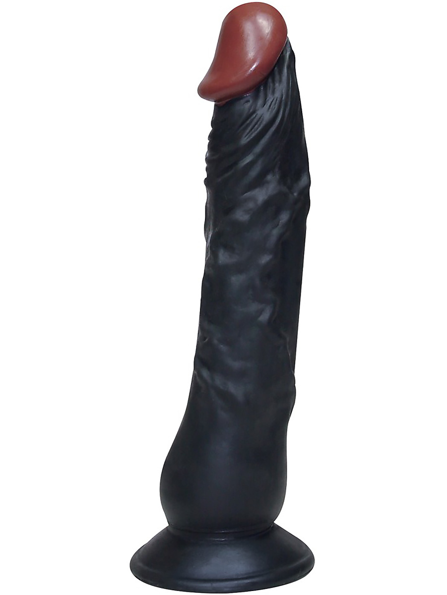 You2Toys: European Lover Black, Realistisk Dong, 23 cm | Underkläder | Intimast