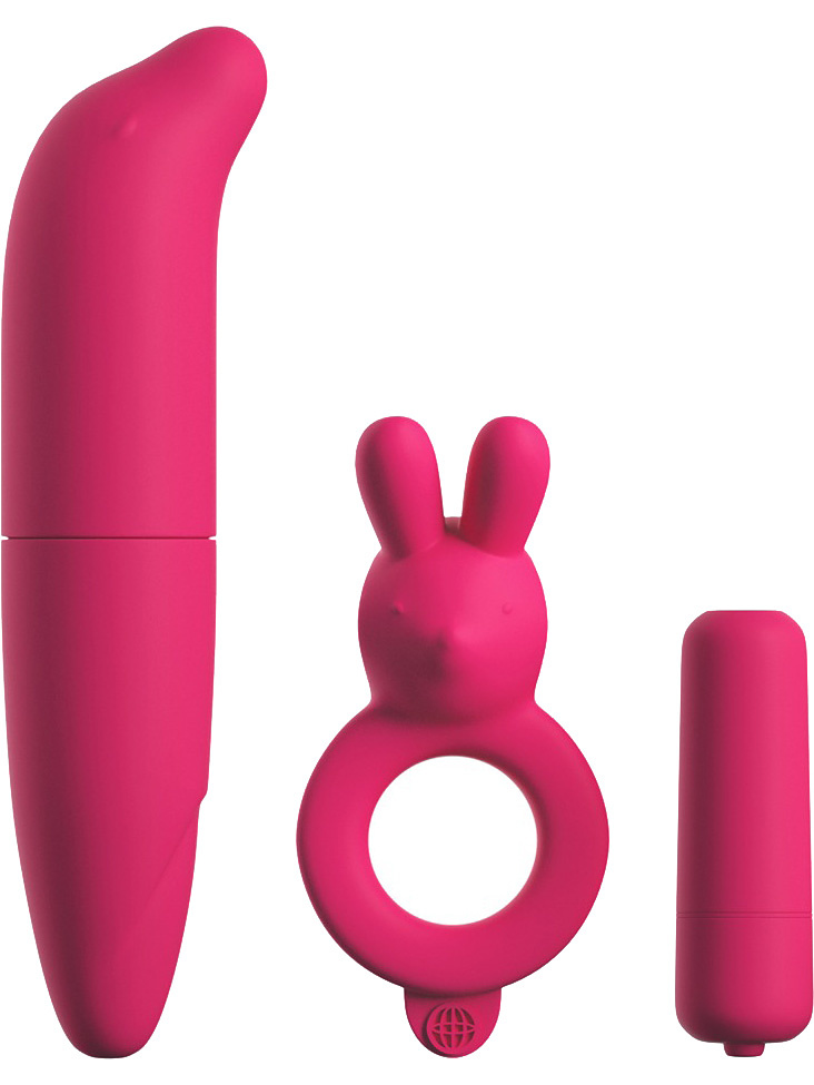 Pipedream: Classix, Couples Vibrating Starter Kit, rosa | Penisringar | Intimast
