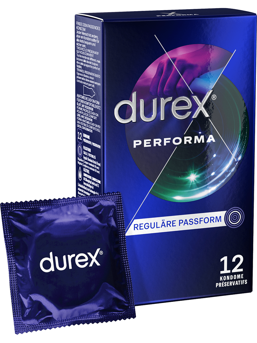 Durex: Performa Condoms, 12-pack | Strap-ons | Intimast