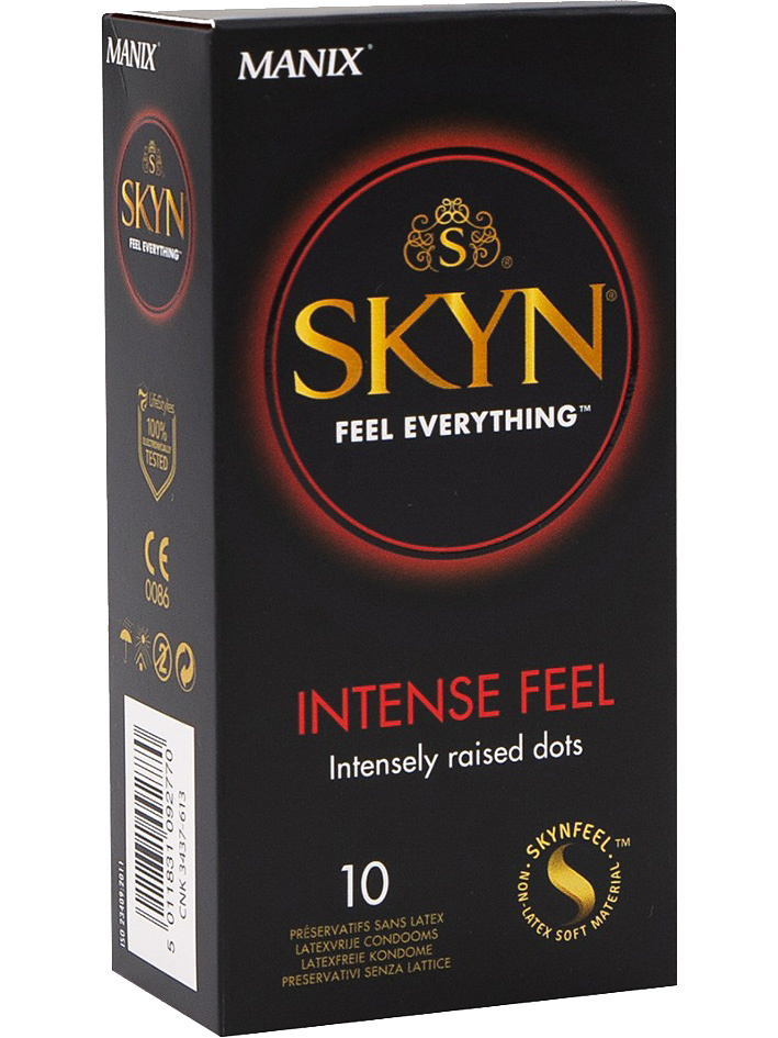 Manix Skyn Intense Feel: Kondomer, 10-pack | Förspel & Massage | Intimast