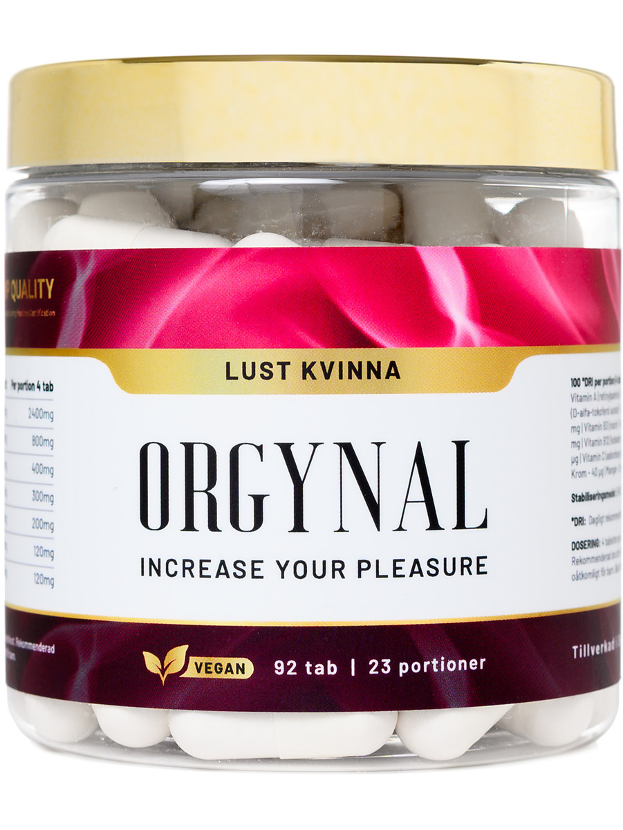 Orgynal: Lust Kvinna, 92 tabletter | Glidmedel & Gel | Intimast