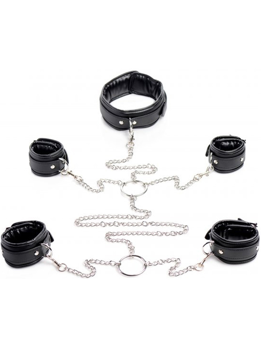 Strict: Slave Bondage Shackle Set | Analpluggar | Intimast